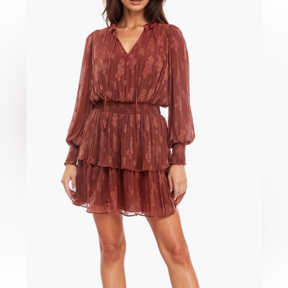 NWT socialite mini Tiered Dress size large
